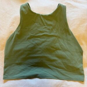 Athleta high neck cropped bra tank